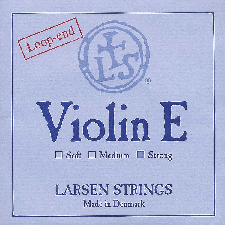 Larsen Violin E String - steel: Strong, loop end