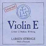 Larsen Violin E String - steel: Strong, loop end