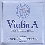 Larsen Violin A String - aluminum/spiral alloy: Strong