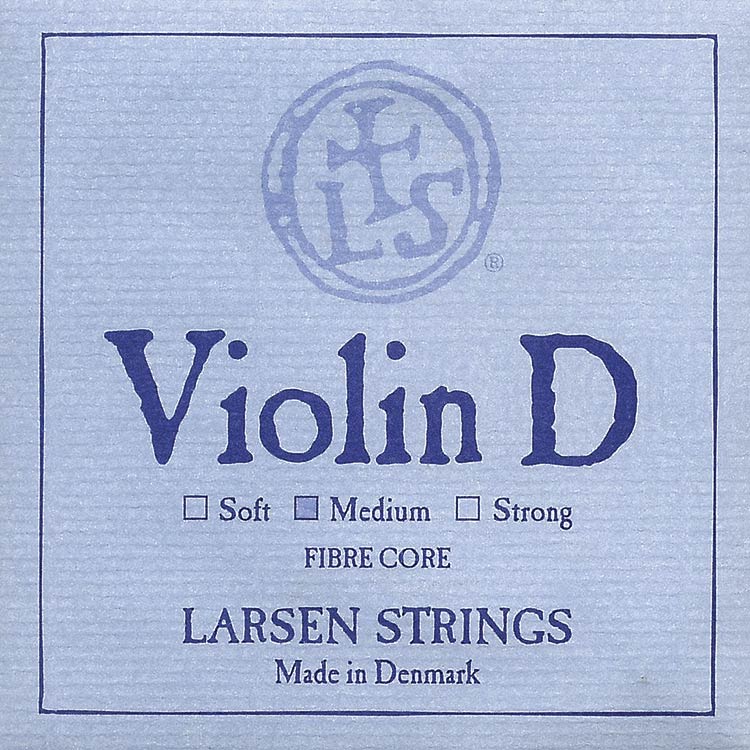 Larsen Violin D String - aluminum/spiral alloy: Medium