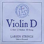 Larsen Violin D String - aluminum/spiral alloy: Strong