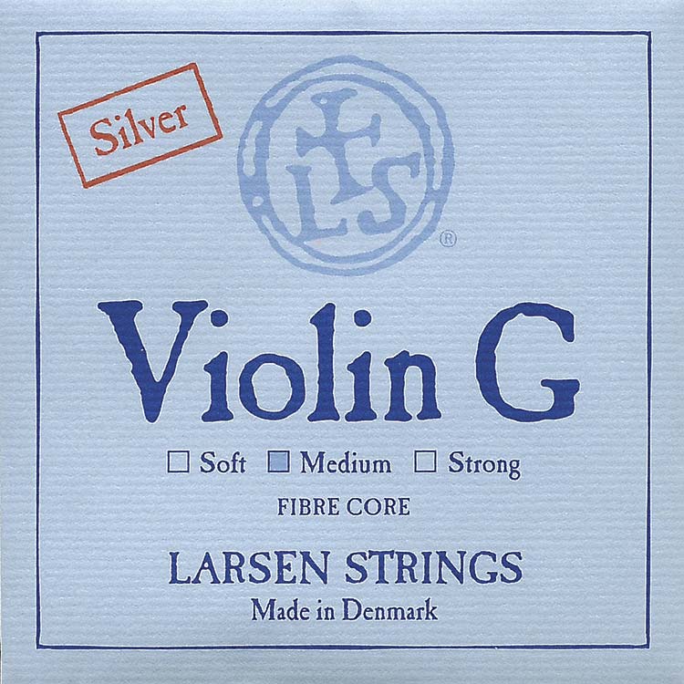 Larsen Violin G String - silver/spiral alloy: Medium