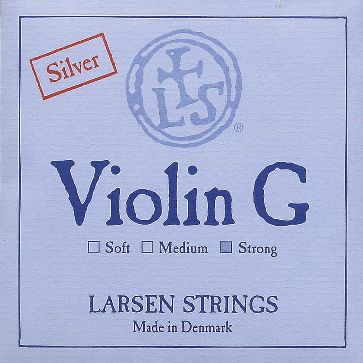 Larsen Violin G String - silver/spiral alloy: Strong
