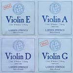 Larsen Violin String Set - Medium, ball end E