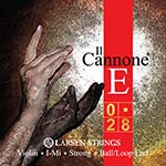 Il Cannone Violin E String - Carbon Steel, Strong 0.28, Removable Ball end