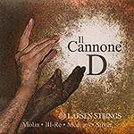 Il Cannone Violin D String - silver/synthetic: Medium