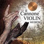 Il Cannone Violin String Set with Warm and Broad A - Medium with Removable Ball E