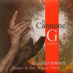 Il Cannone Soloist Violin G String - silver/synthetic: Medium