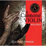 Il Cannone Soloist Violin String Set with Warm and Broad A - Medium with Removable Ball E