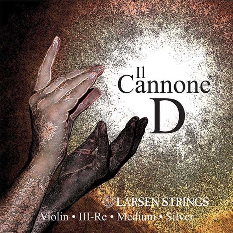 Il Cannone Direct & Focused Violin D String- Silver/Synthetic, Medium