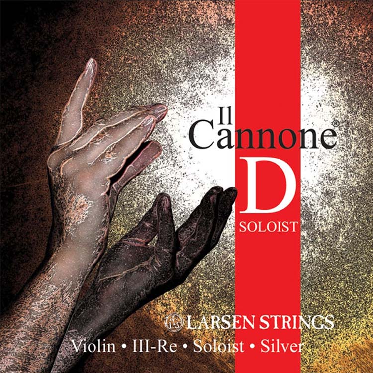 Il Cannone Direct & Focused Soloist Violin D String - Silver/Synthetic, Medium