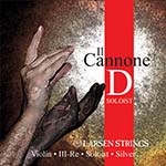 Il Cannone Direct & Focused Soloist Violin D String - Silver/Synthetic, Medium