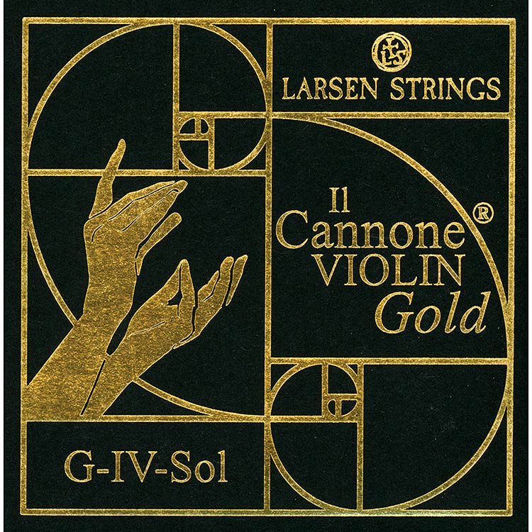 Il Cannone Gold Violin G String - gold/synthetic, medium gauge
