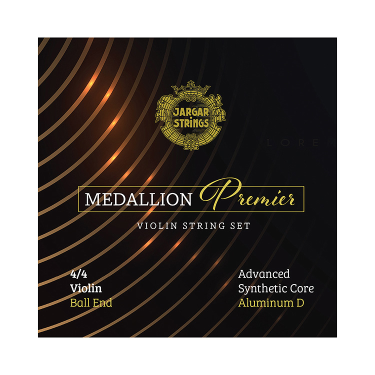 Medallion Premier 4/4 Violin String Set with Aluminum D