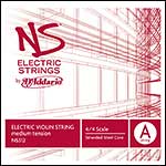 NS Electric 4/4 Violin A String - stranded steel core: Medium