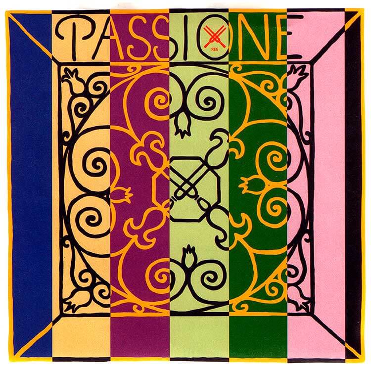 Passione Solo Violin String Set - Medium, ball end E