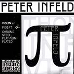 Peter Infeld Violin E String - platinum-plated/chromestl.: Me