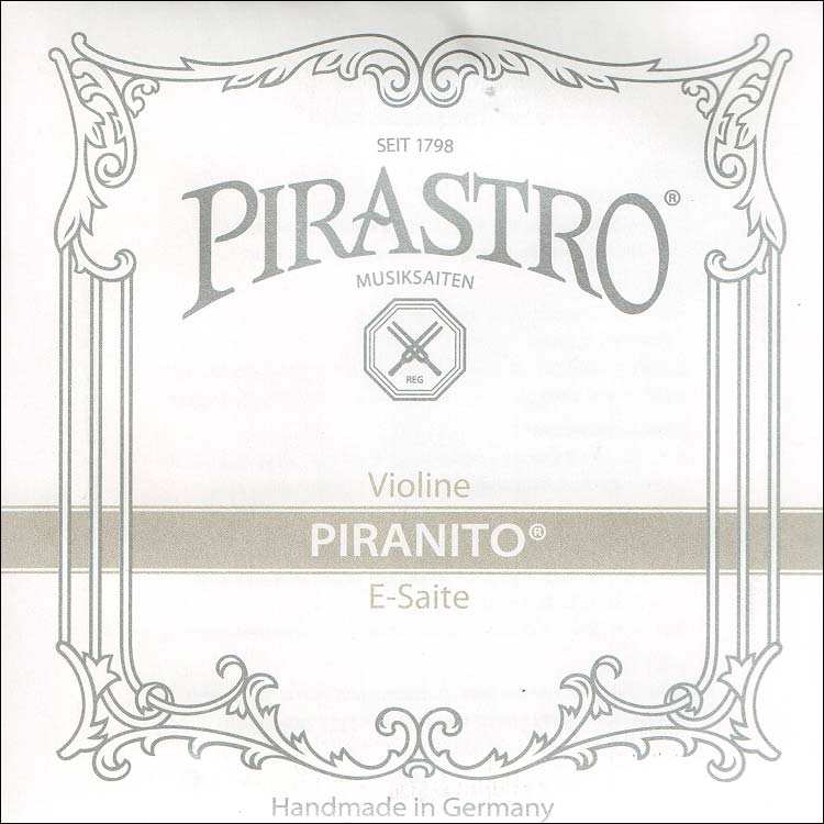 Piranito 4/4 Violin E String - steel: Medium, ball end