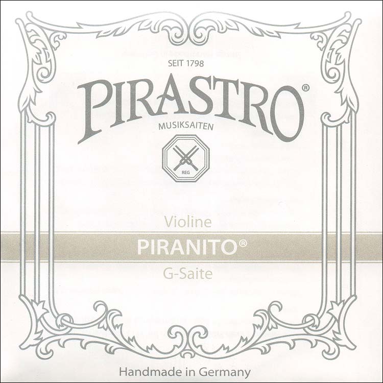 Piranito 4/4 Violin G String - chrome: Medium, ball end