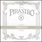 Piranito 1/4-1/8 Violin E String - steel: Medium, ball end