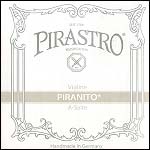 Piranito 1/4-1/8 Violin A String - chromesteel: Medium, ball end