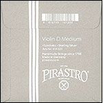 Perpetual Violin D String - silver wound synthetic: Medium, ball end