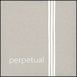 Perpetual Violin D String - silver wound synthetic: Medium, ball end