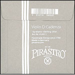 Perpetual Cadenza Violin D String - silver/synthetic