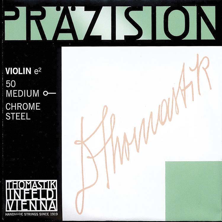 Precision Violin E String - chromesteel: Medium, ball end