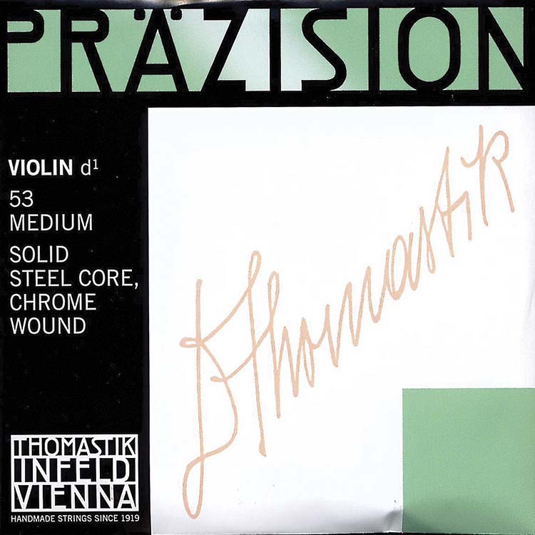 Precision Violin D String - chromesteel/steel: Medium
