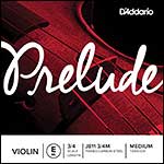 Prelude 3/4 Violin E String - steel: medium, removeable ball end