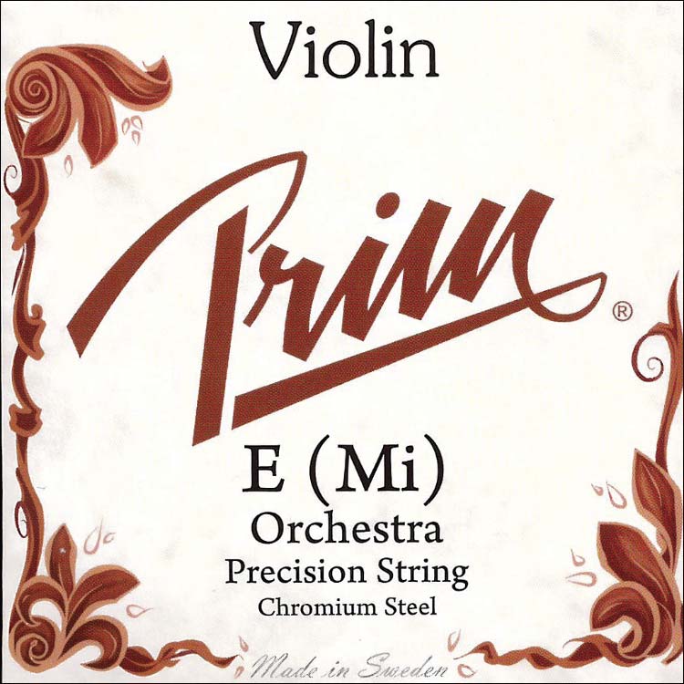 Prim Violin E String - chromesteel: Orchestra (heavy) ball end