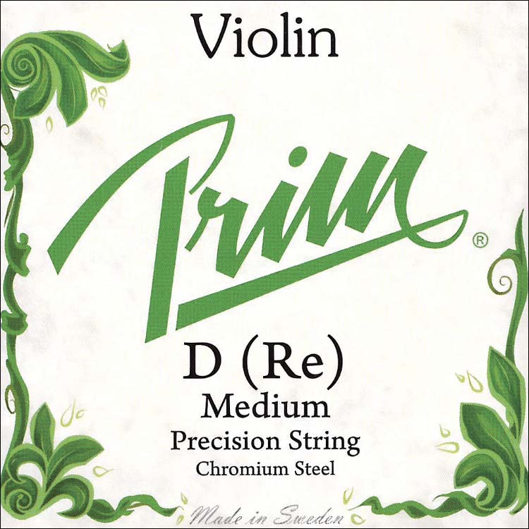 Prim Violin D String - chr/steel: Medium