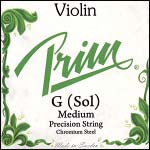 Prim Violin G String - chr/steel: Medium