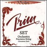 Prim Violin String Set - Orchestra (heavy), ball end E