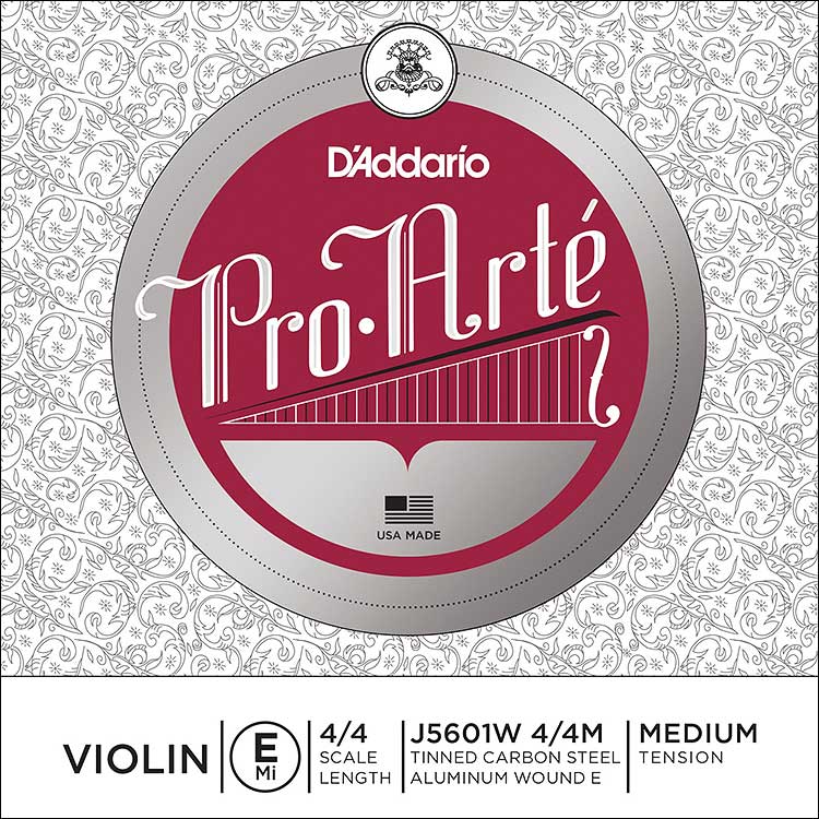 Pro-Arte Violin E String - alum wound: Medium, removable ball end