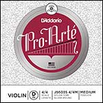 Pro-Arte Violin D String - silver/nylon: Medium