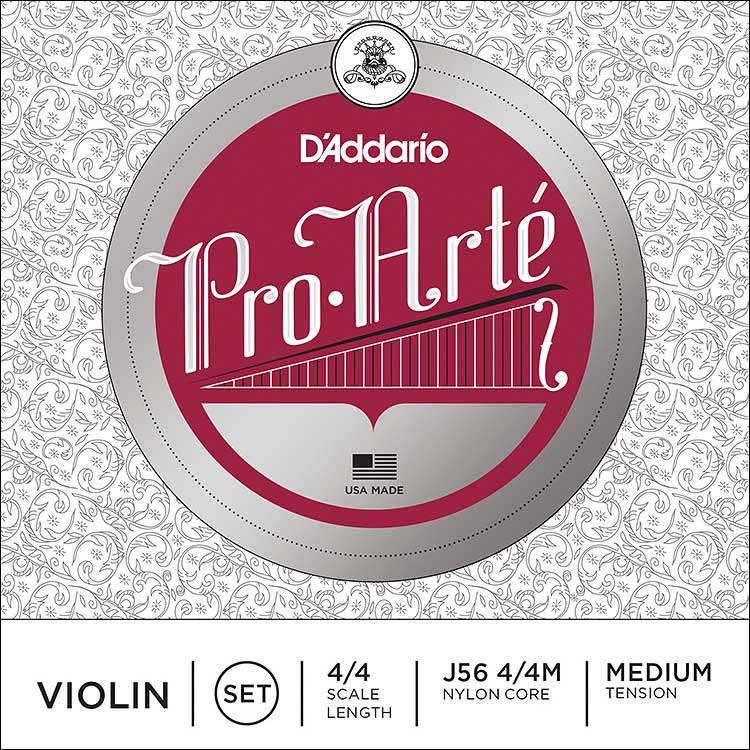 Pro-Arte Violin String Set - Medium, removable ball end E