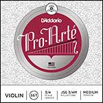 Pro-Arte 3/4 Violin String Set - Removable ball end E