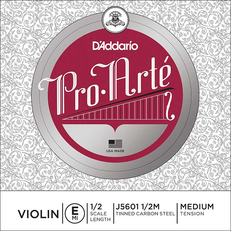 Pro-Arte 1/2 Violin E String - steel: Removable ball end, Medium