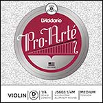 Pro-Arte 1/4 Violin D String - alum/nylon, Medium