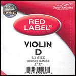 Red Label 4/4 Violin D String - nickel/steel, Medium