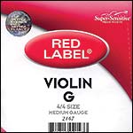 Red Label 4/4 Violin G String - nickel/steel, Medium