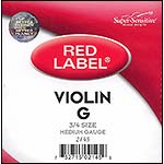 Red Label 3/4 Violin G String - nickel/steel