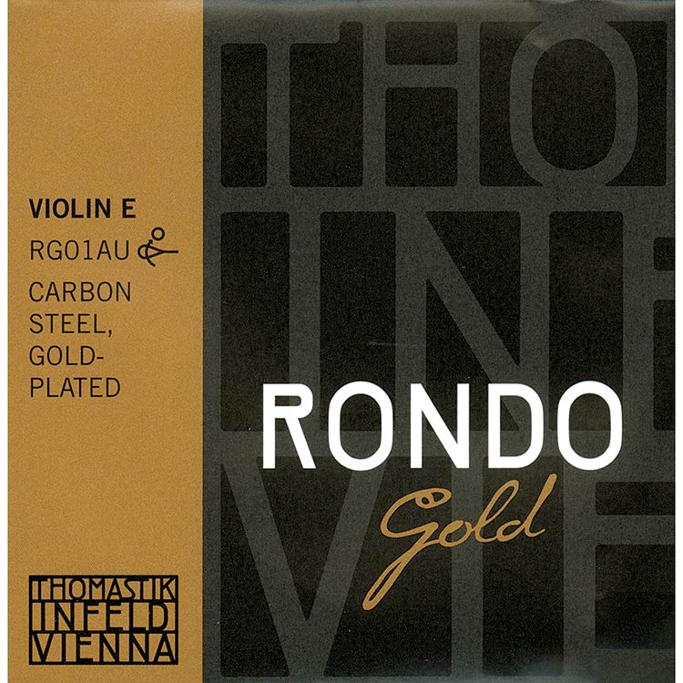 Rondo Gold Violin E String - gold-plated/steel, removable ball