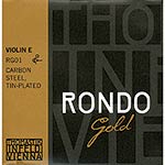 Rondo Gold Violin E String - tin-plated, removable ball end, medium