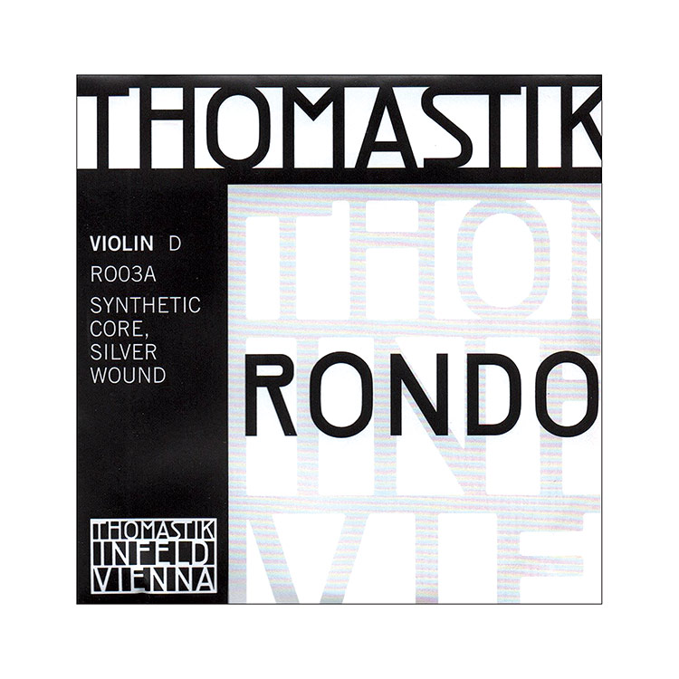 Rondo Violin D String - silver/synthetic: Medium