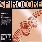Spirocore Violin E String - alum/steel: Medium, ball end