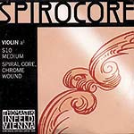 Spirocore Violin A String - chr/steel: Medium