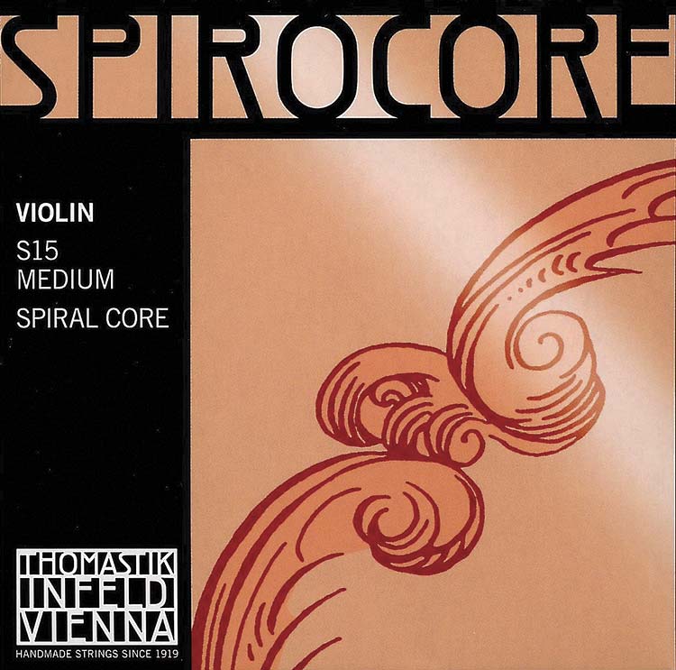 Spirocore Violin String Set - Medium, ball end E